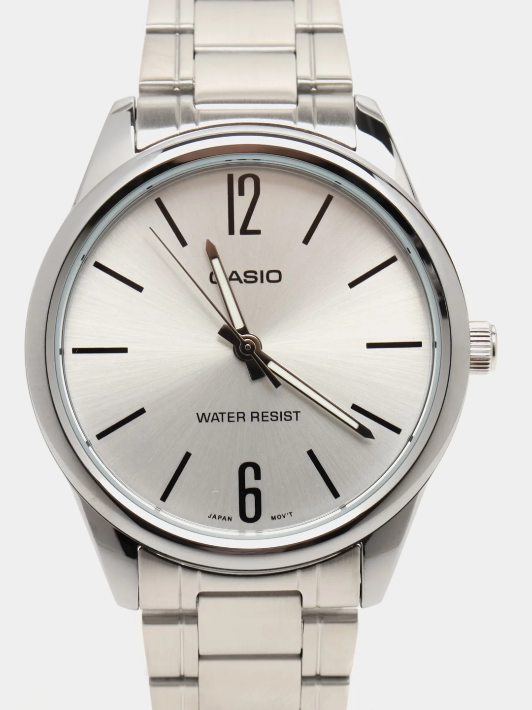 Серый металлик часы наручные Casio Collection MTP-V005