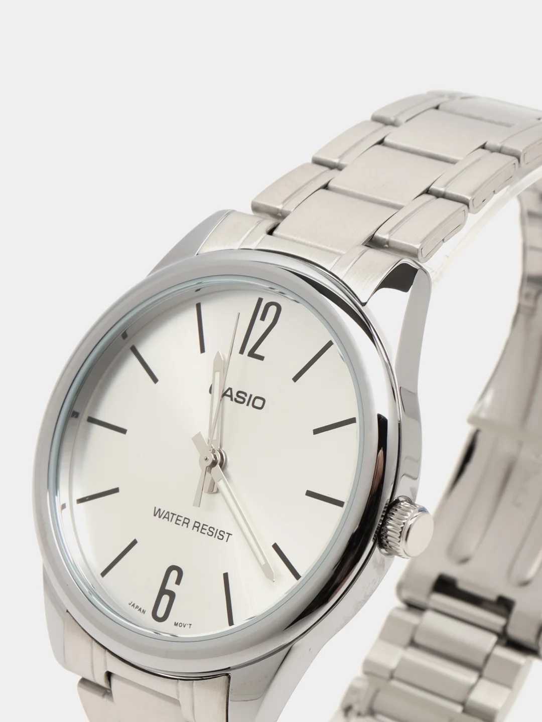 Серый металлик часы наручные Casio Collection MTP-V005