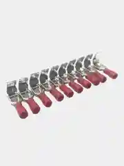 Наконечник нож с ответвлением 0.5-1.5мм2 красный (10 штук)