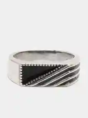 Серебряный кольцо мужское, бижутерия