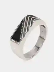 Серебряный кольцо мужское, бижутерия