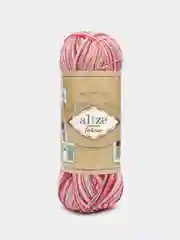 Тёмно-розовый пряжа Носочная Alize Superwash Artisan 75% шерсть, 25% полиамид, 100 г, 420 м