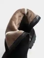 Хром ботинки женские, зимние, с мехом
