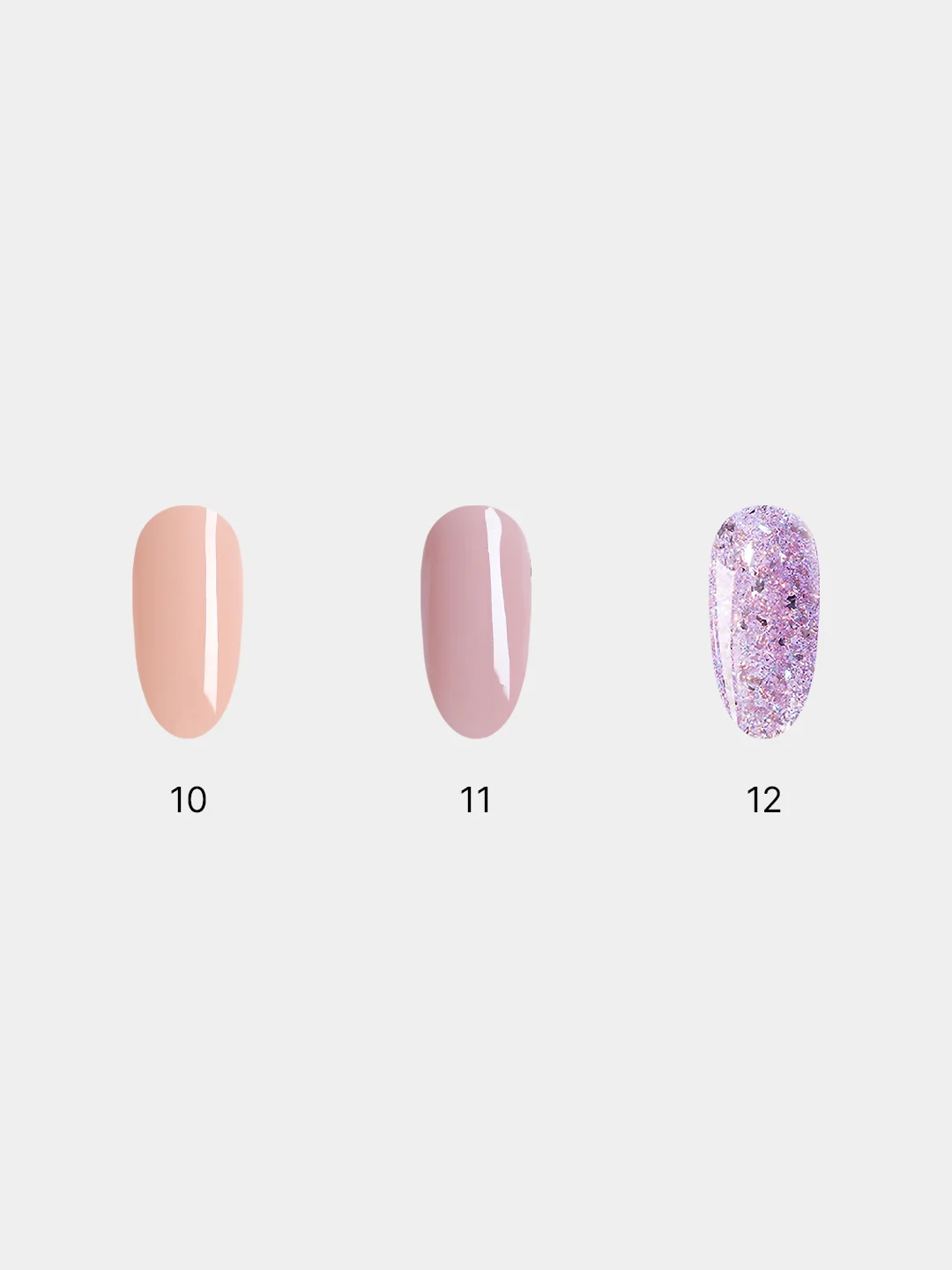 Твердый гель для наращивания моделирования ногтей Vipnails, камуфлирующий с шиммером и без