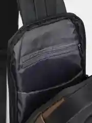 Коричневый мини-рюкзак с кодовым замком и USB зарядкой