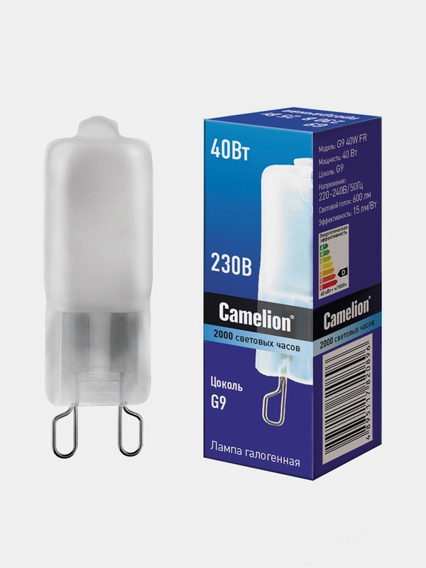 Галагенная лампа Camelion  G9 40W FR 5шт