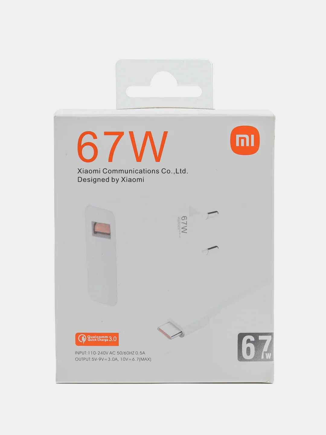 Зарядное устройство MI 33W, 67W, 120W с кабелем Type-C