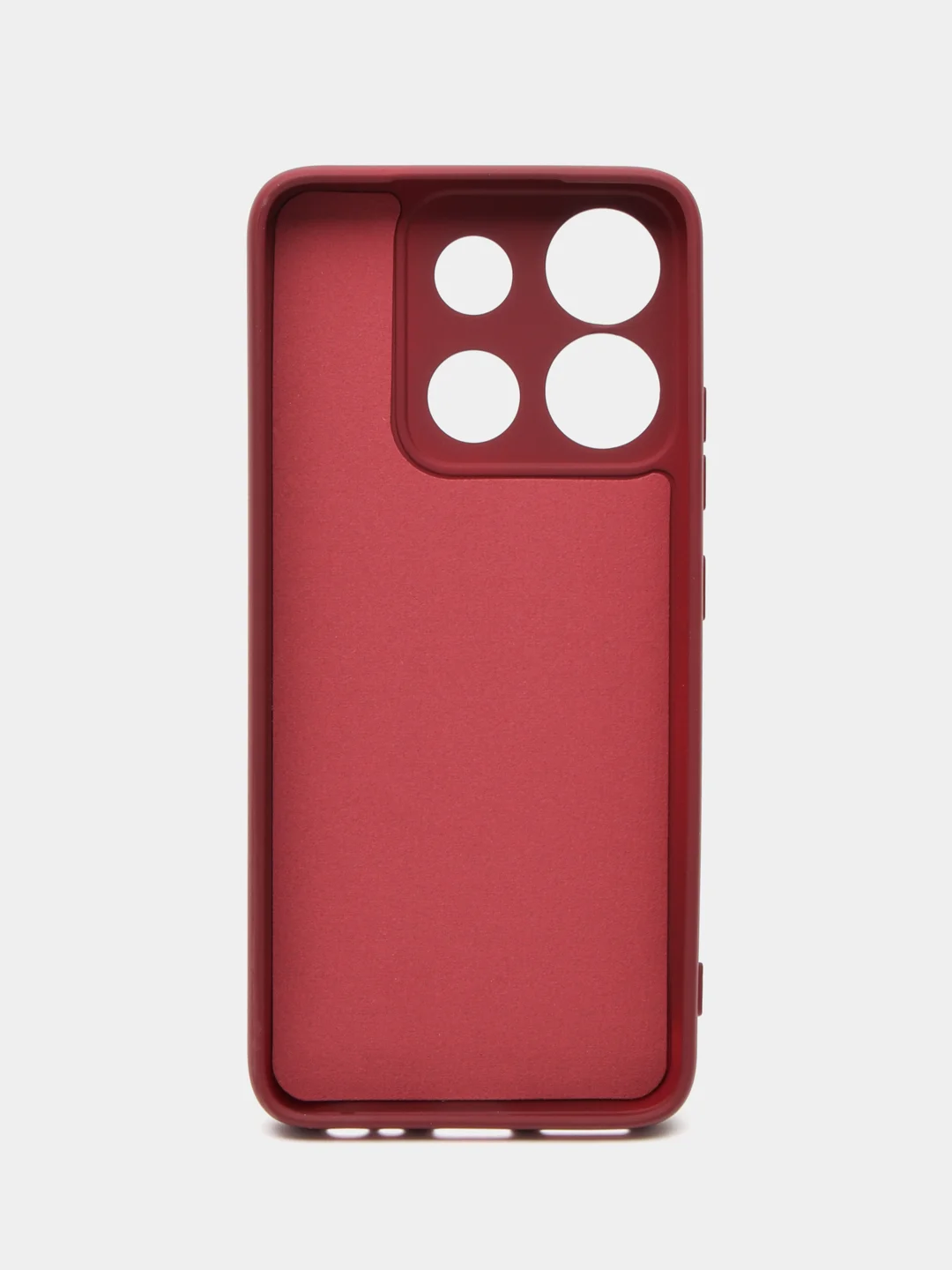 Тёмно-бордовый чехол для Infinix SMART 7 HD (Инфиникс Смарт 7 ХД), Silicone Case