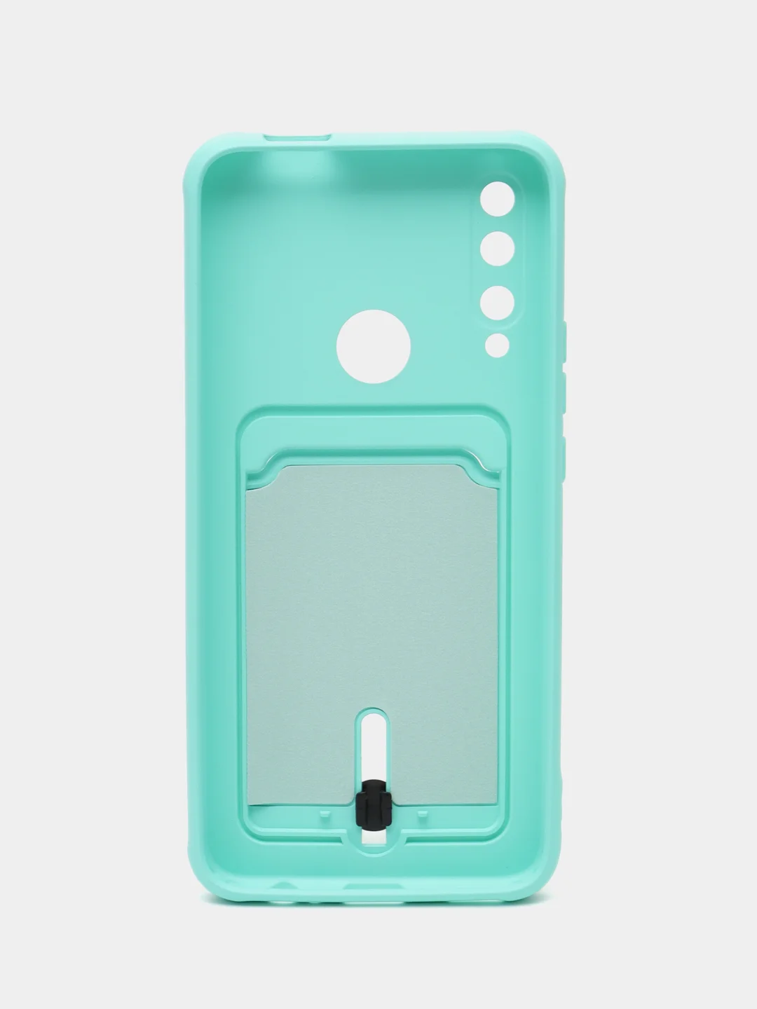 Бирюзовый чехол на Huawei P Smart Z, Honor 9X, 9X Premium, силиконовый, с карманом для карты