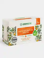 Натуральное туалетное мыло Synergetic "Масло мяты и апельсин", 90 гр