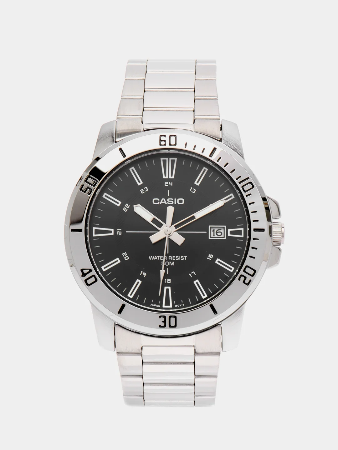 Серый металлик часы наручные CASIO Collection MTP-VD01