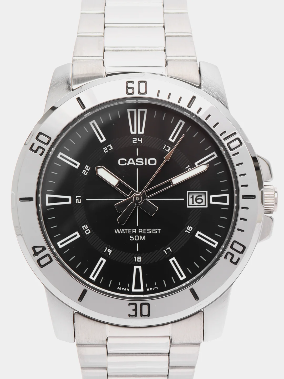 Серый металлик часы наручные CASIO Collection MTP-VD01
