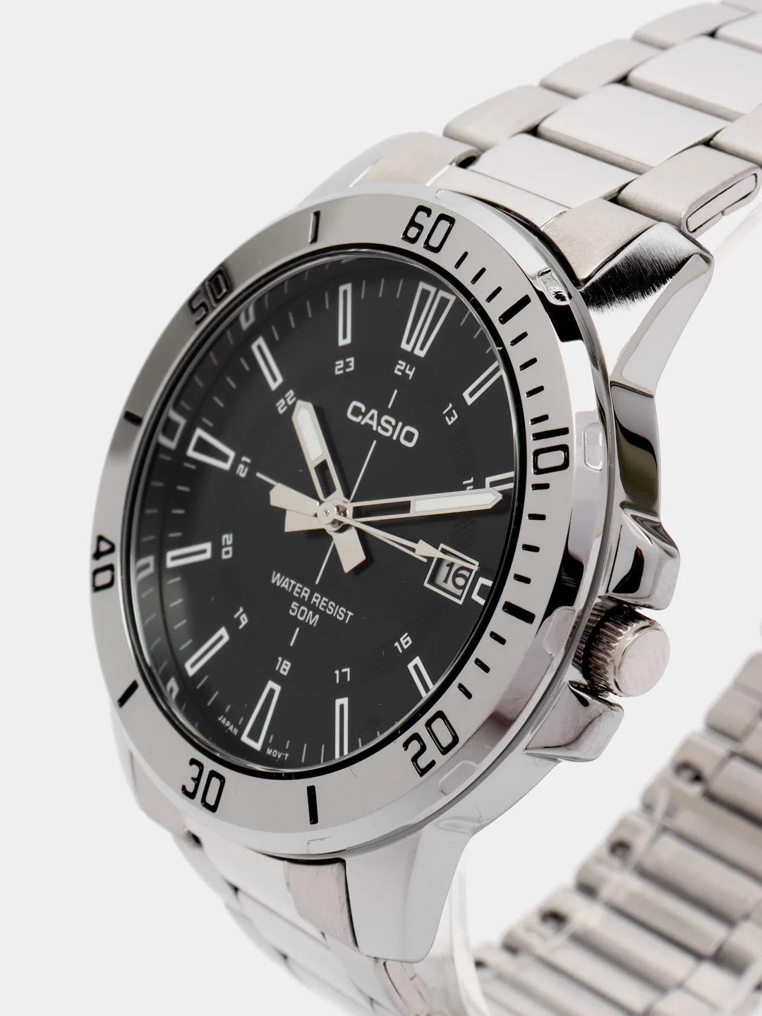 Серый металлик часы наручные CASIO Collection MTP-VD01