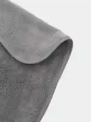 Тёмно-серый детское полотенце уголок 105*105 см/Детское полотенце с капюшоном/Детское банное полотенце
