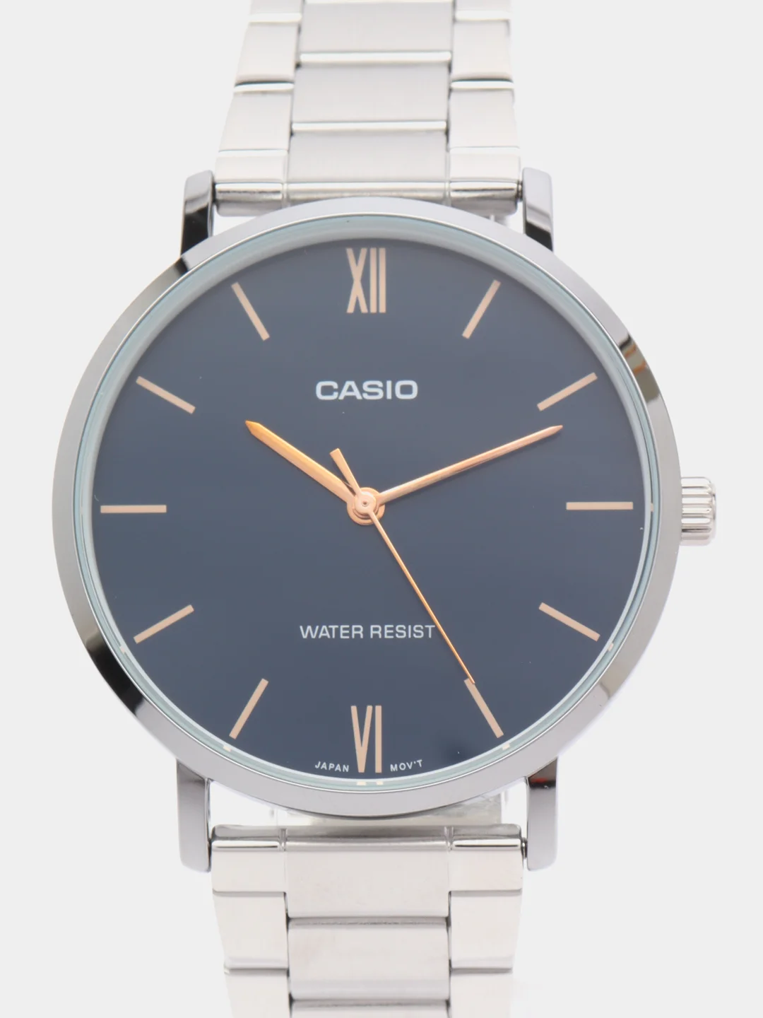 Синий часы наручные CASIO Collection MTP-VT01