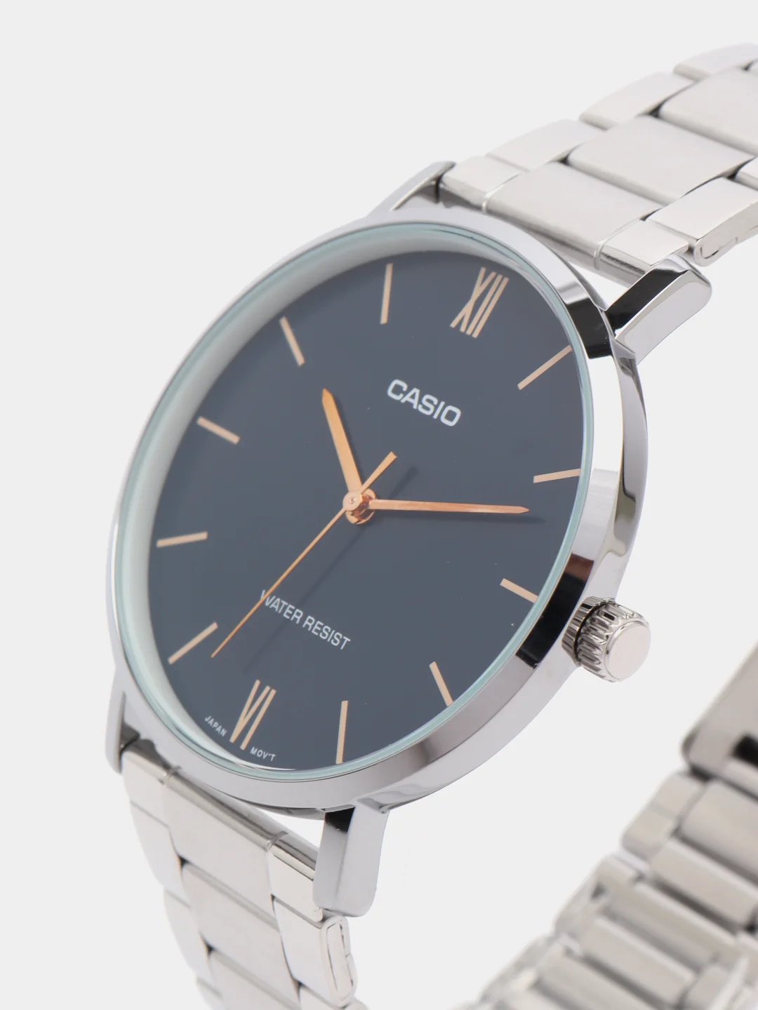 Синий часы наручные CASIO Collection MTP-VT01
