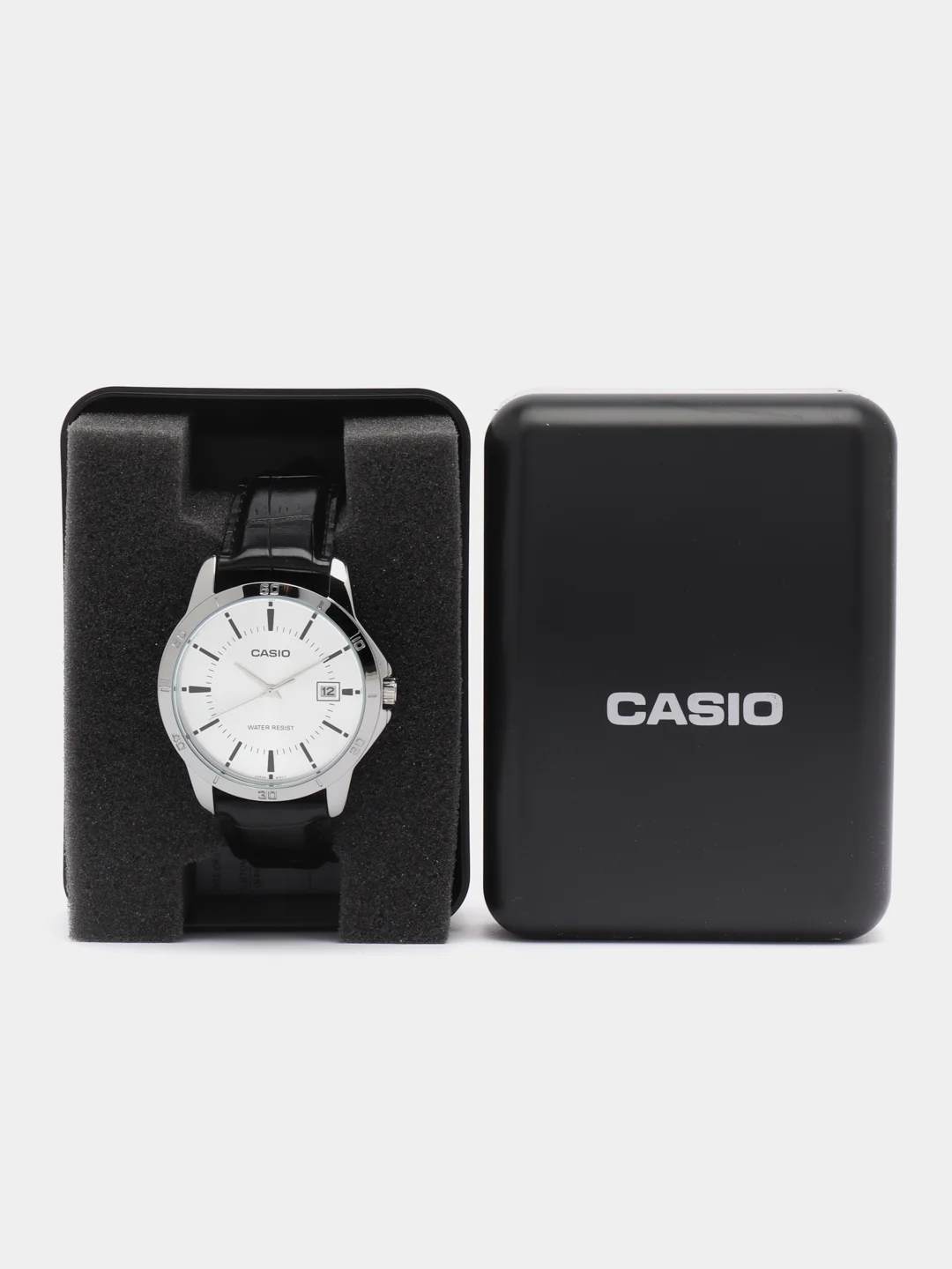 Серебряный часы наручные Casio Collection MTP-V004L