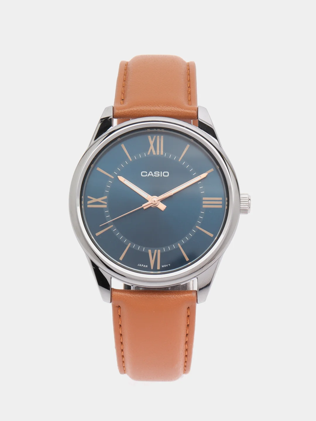 Коричневый часы наручные Casio Collection MTP-V005