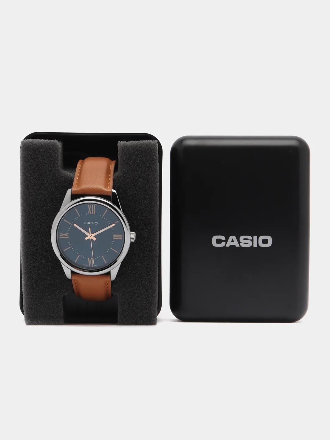 Коричневый часы наручные Casio Collection MTP-V005