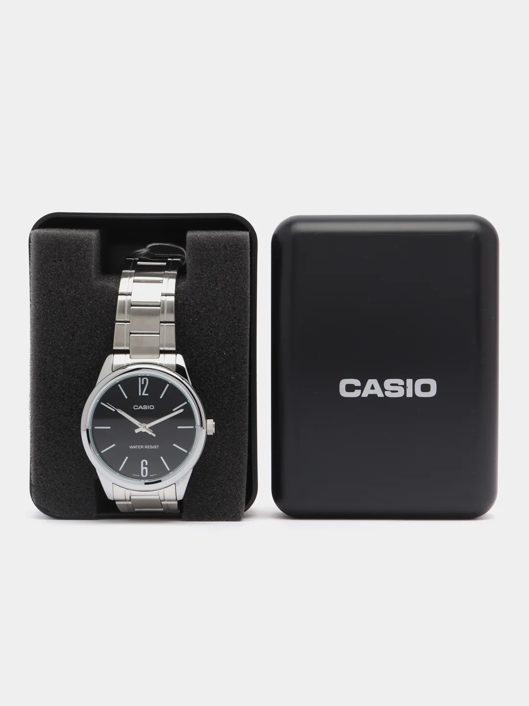 Серебряный часы наручные Casio Collection MTP-V005