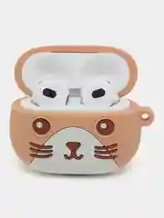 Розовый наушники беспроводные hoco Bluetooth 5.3, чехол "Котенок с ушками"
