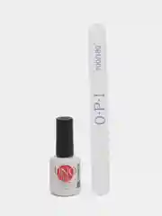 Алый набор: база для гель лака, топ, пилка OPI, 100/180 грит