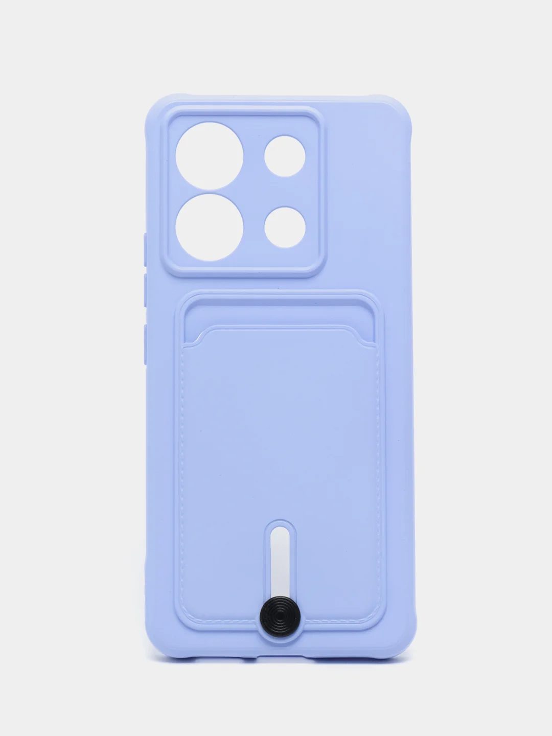 Лавандовый чехол на Xiaomi Redmi Note 13 Pro 5G (Сяоми Редми Нот 13 Про 5G), силиконовый, с карманом