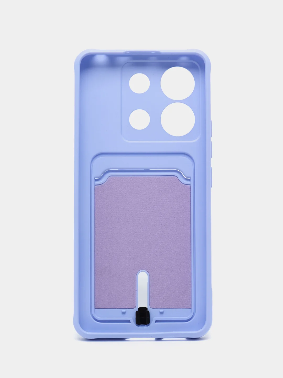 Лавандовый чехол на Xiaomi Redmi Note 13 Pro 5G (Сяоми Редми Нот 13 Про 5G), силиконовый, с карманом