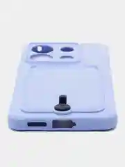 Лавандовый чехол на Xiaomi Redmi Note 13 Pro 5G (Сяоми Редми Нот 13 Про 5G), силиконовый, с карманом