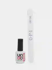 Розовый набор: база для гель лака, топ, пилка OPI, 100/180 грит