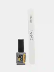 Серый набор: база для гель лака, топ, пилка OPI, 100/180 грит