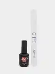 Черный набор: база для гель лака, топ, пилка OPI, 100/180 грит