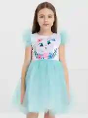 Лавандовый платье для девочки, на 8-е марта,  Единорожки,  Зайчика