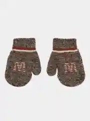 Коричневый варежки детские осенние, весенние, для мальчиков 1-2 года