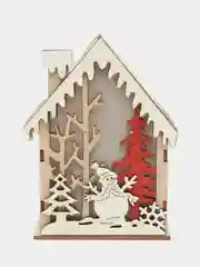 Новогодняя настольная световая фигура "Домик"