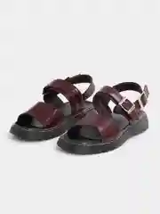 Бордовый босоножки женские