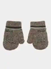 Тёмно-зелёный варежки детские осенние, весенние, для мальчиков 1-2 года