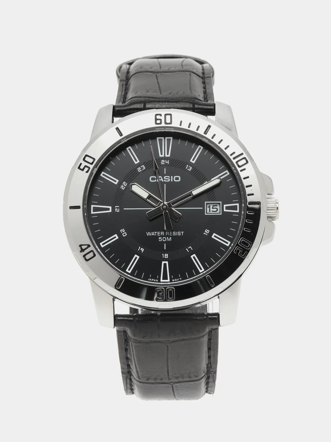 Серебряный часы наручные CASIO Collection MTP-VD01