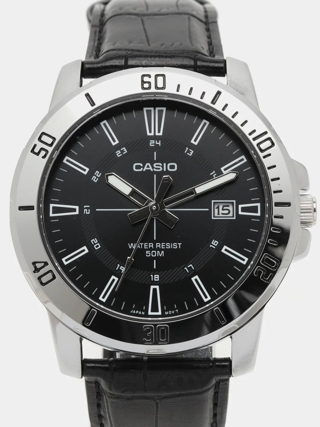 Серебряный часы наручные CASIO Collection MTP-VD01
