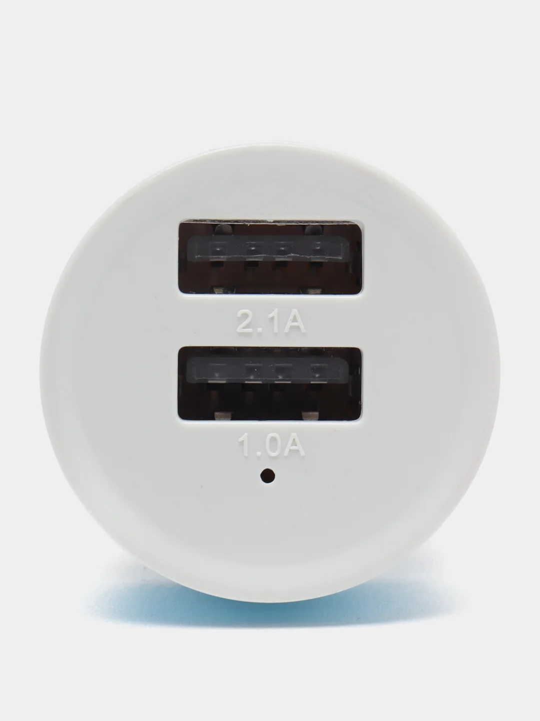 Голубой азу/2,1а-1а/2 USB/Автомобильное зарядное устройство