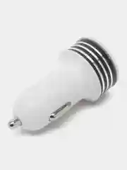 Серый азу/2,1а-1а/2 USB/Автомобильное зарядное устройство