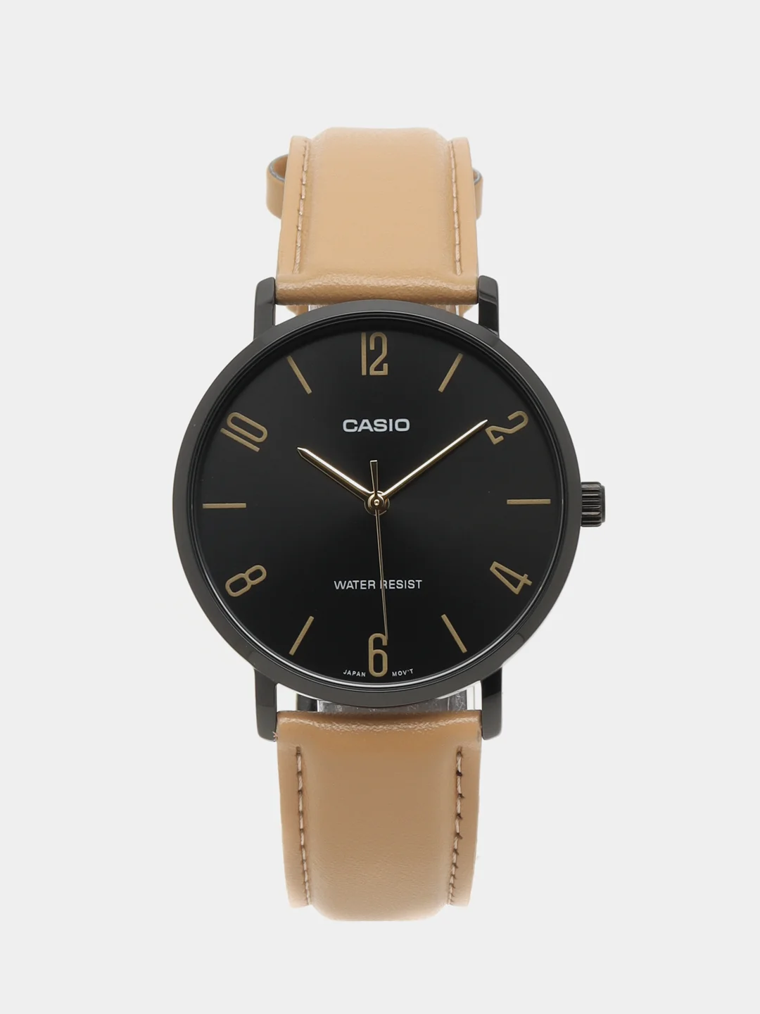 Бежевый часы наручные CASIO Collection MTP-VT01