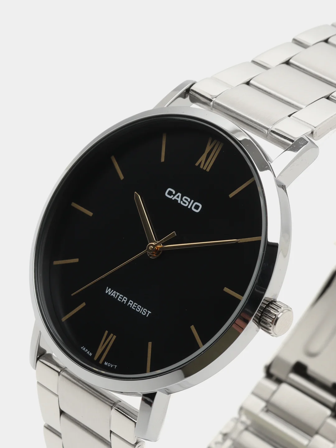 Серебряный часы наручные CASIO Collection MTP-VT01