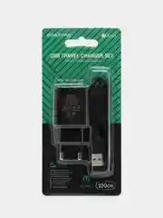 Черный блок питания 2.1А с кабелем Micro USB/сетевое зарядное устройство