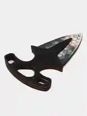Серый нож тычковый деревянный cs go, "кс го", 2 шт