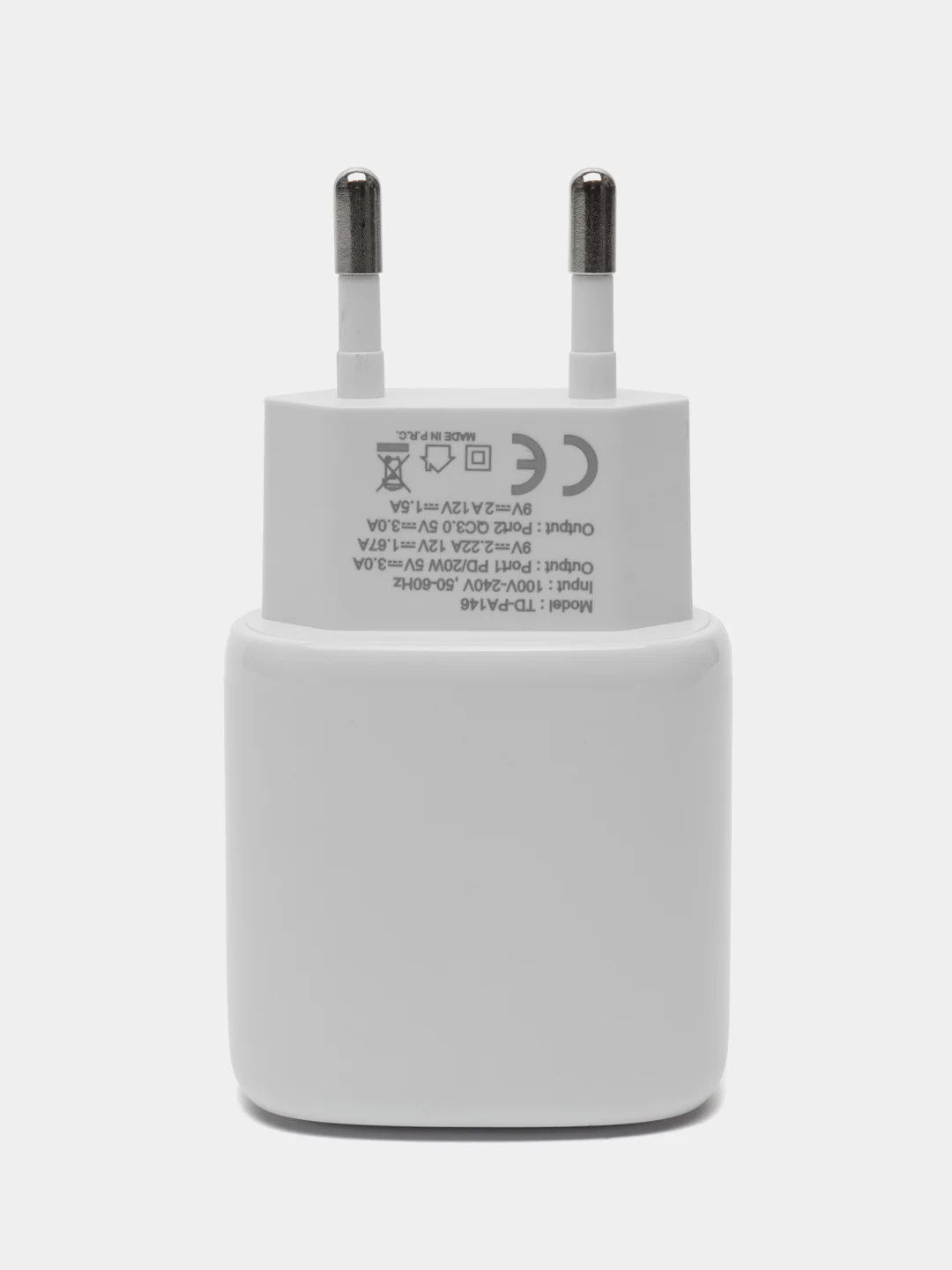 Блок питания 20w с разъемом usb + type-c