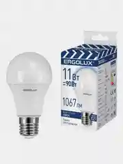 Светодиодные лампы 10 шт Ergolux LED-A60-11W-E27-6K