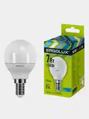 Светодиодные лампы 10 шт Ergolux LED-G45-7W-E14-4K