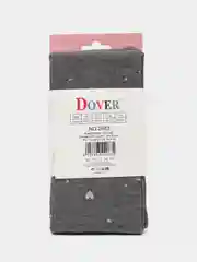 Серый меланж колготки Алиса Dover сердечки, 40% хлопок, 30% модал, 20% полиамид, 10% эластан
