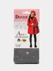 Серый меланж колготки Алиса Dover сердечки, 40% хлопок, 30% модал, 20% полиамид, 10% эластан